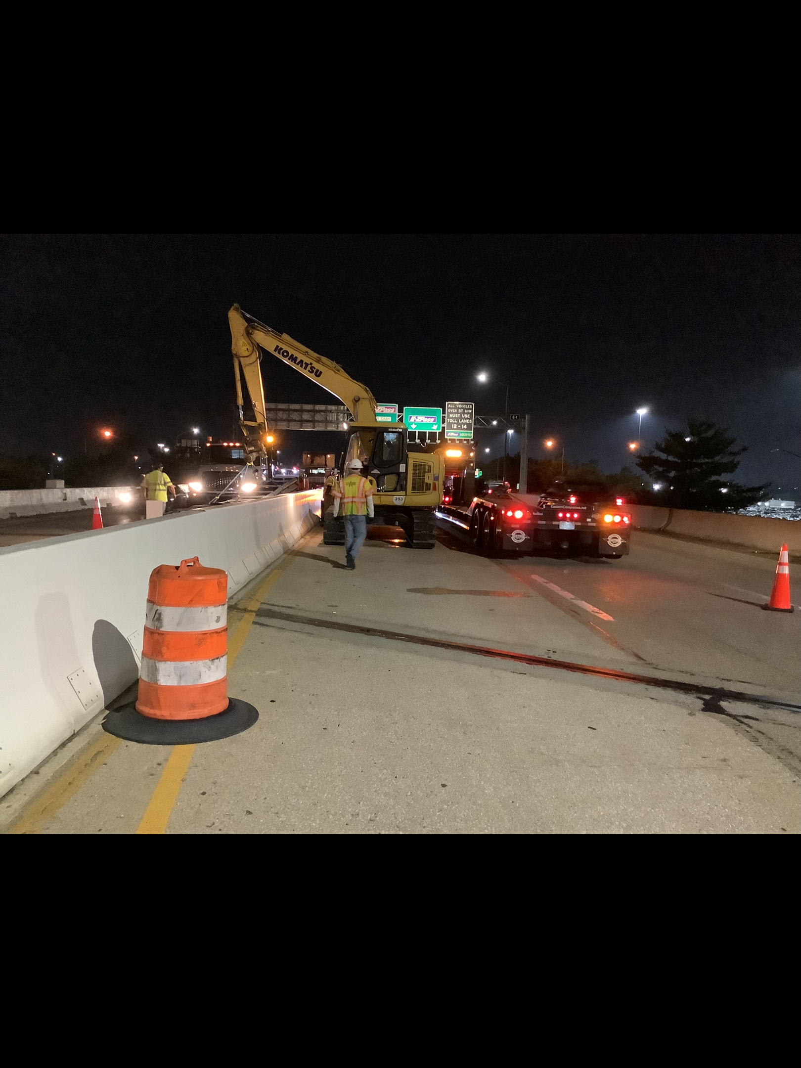 Replacement of Concrete Median Barrier Along I-895 / MDTA